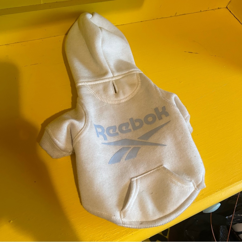 Reebok dog hoodie